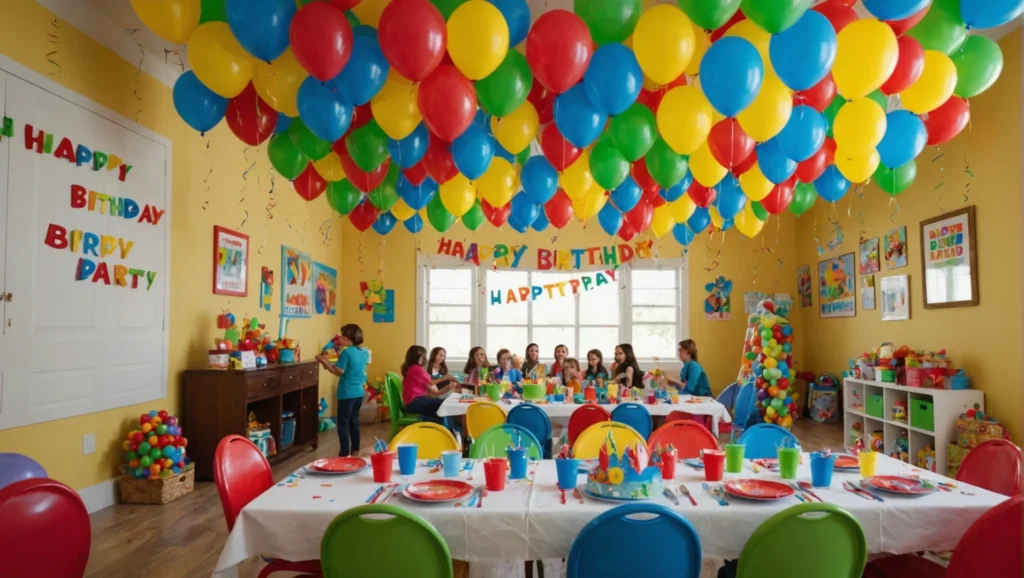 Inspirations créatives pour les anniversaires d’enfants : activités et déco